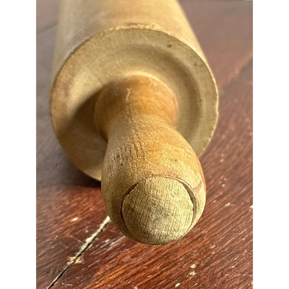 Vintage Wooden Rolling Pin Rustic Farmhouse‎ Kitchen Decor Primitive 17 Inch